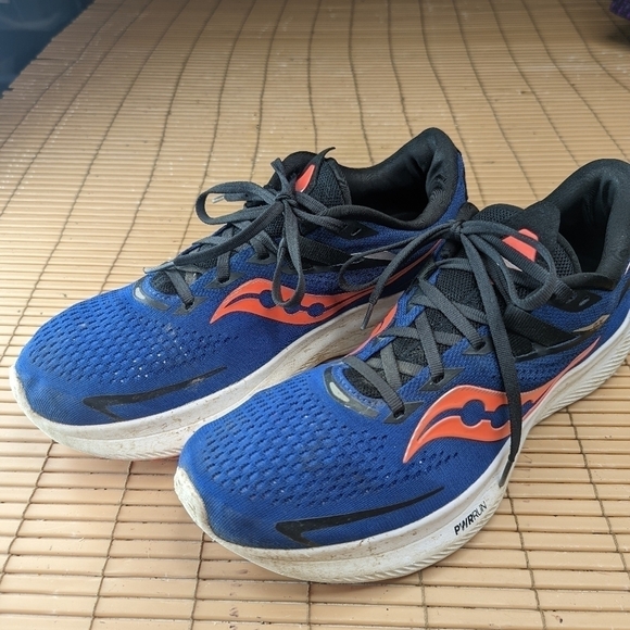 Saucony Mens Ride 15 S20729-16 Blue Running Shoes Sneakers Size 10.5 main image 10